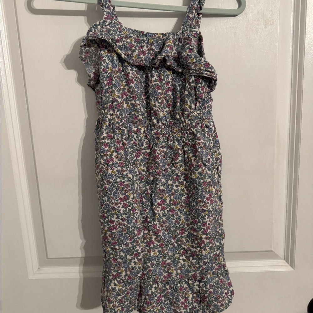OshKosh B'gosh Blue Floral Kids Dress